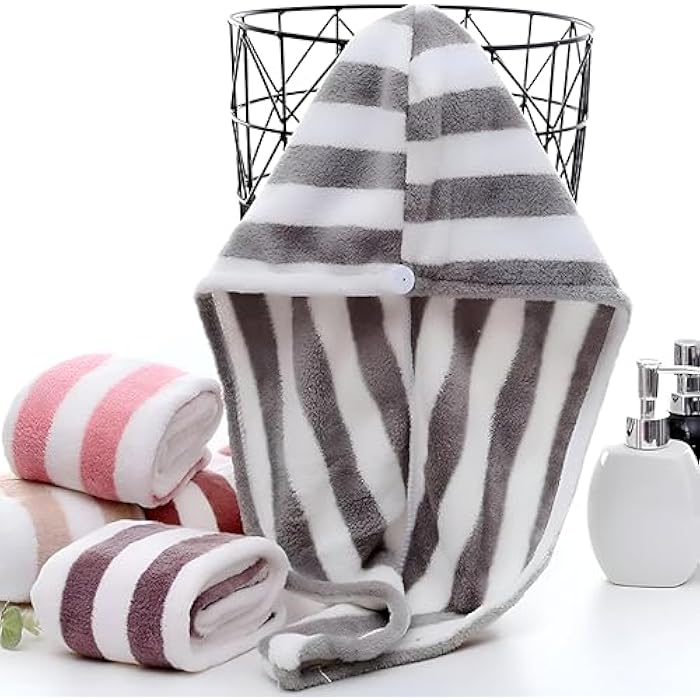 Absorbent Wrap - Premium Microfiber Towel for Fast Drying and Styling, Featuring a Unique Design for Long, Curly Hair to Minimize Frizz and Comfortably Fit Any Adult. - Image 5